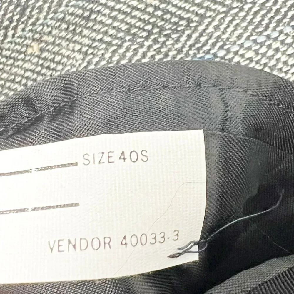 Stafford Herringbone Tweed Blazer. Grey. Men's Size 40S